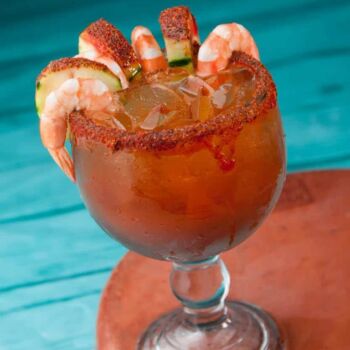 How to Make Micheladas with Shrimp