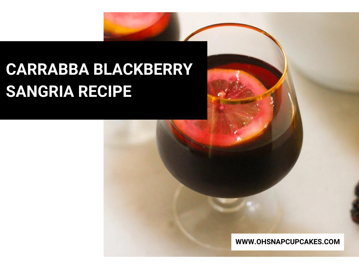 Carrabba Blackberry Sangria Recipe