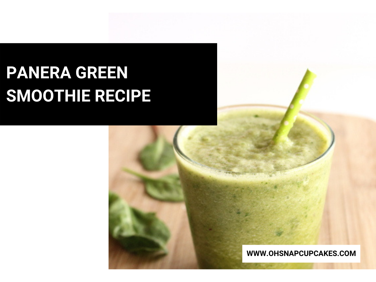 Panera Green Smoothie Recipe