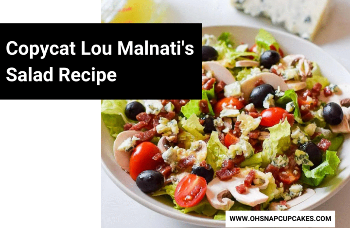 Copycat Lou Malnati’s Salad Recipe