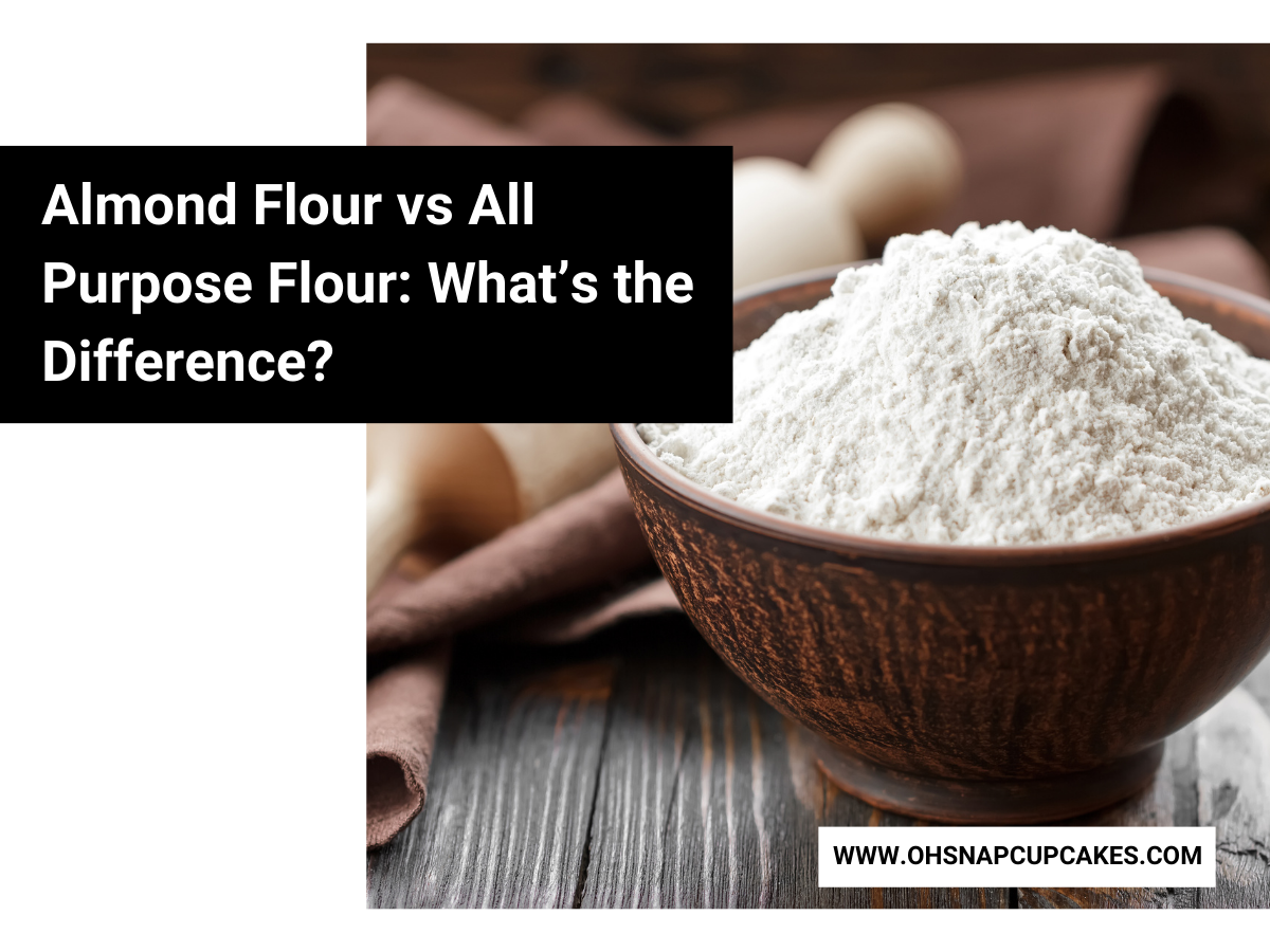 Almond Flour vs All Purpose Flour What's the Difference? Oh Snap
